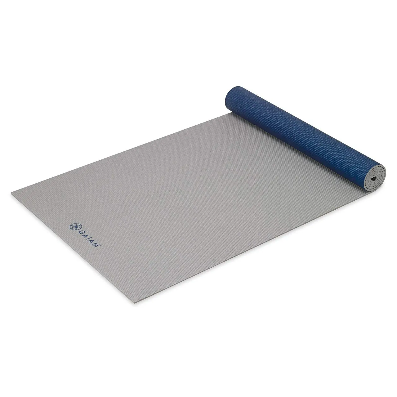 Gaiam Yoga Mat Premium Solid Color Reversible Non Slip