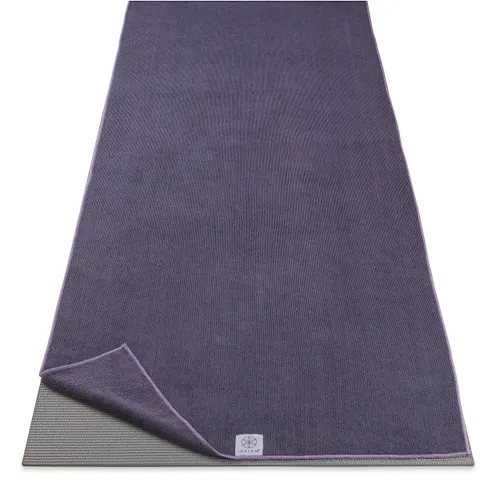 Gaiam Yoga Mat Towel Microfiber Mat-Sized Yoga Towel for