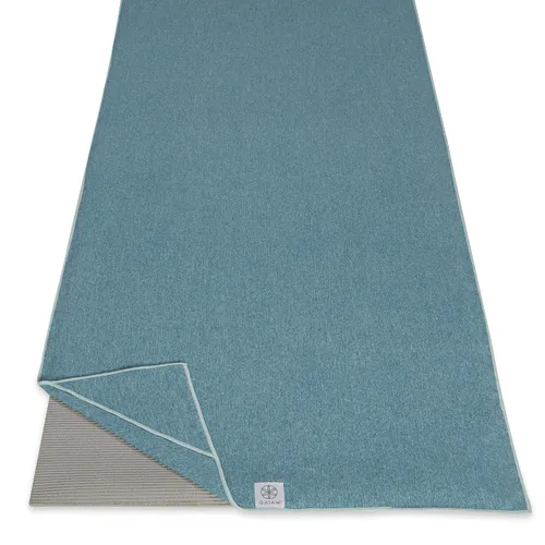 Gaiam Yoga Towel - Mat Sized Active Dry Non Slip Moisture