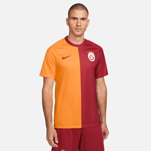 Galatasaray 2023/24 Home Men's Nike Dri-FIT Short-Sleeve Football Top - Orange - Polyester