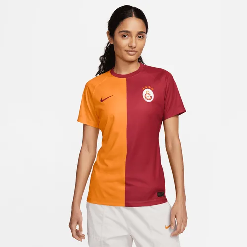 Galatasaray 2023/24 Home Women's Nike Dri-FIT Short-Sleeve Football Top - Orange - Polyester
