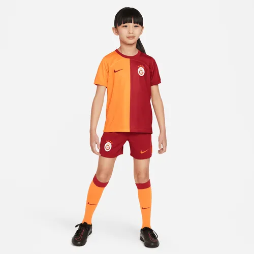 Galatasaray 2023/24 Home Younger Kids' Nike Football Kit - Orange - Polyester