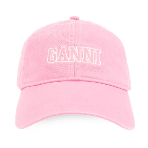 Ganni , Baseball cap ,Pink female, Sizes: ONE