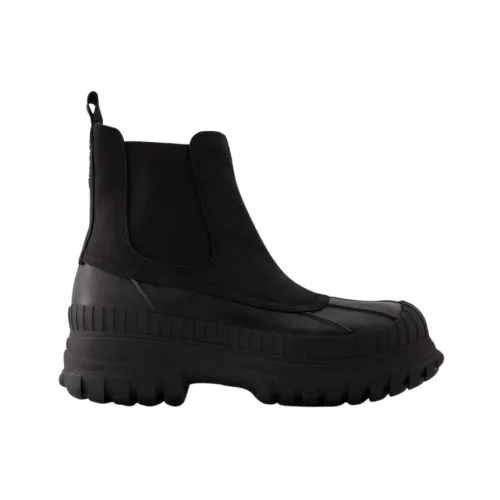 Ganni , Black Outdoor Chelsea Boots - Rubber ,Black female, Sizes: