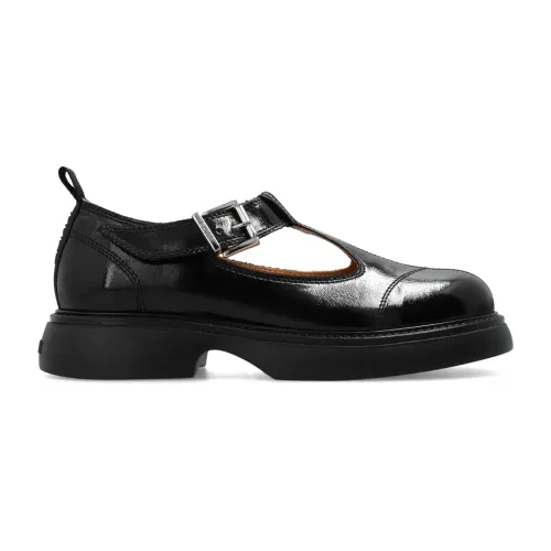 Ganni , Boots with glossy finish ,Black female, Sizes: