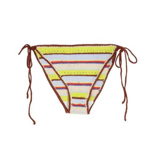 Ganni , Crochet Bikini Bottom ,Multicolor female, Sizes: