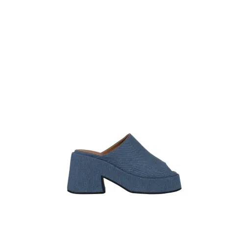 Ganni , High Heel Sandals ,Blue female, Sizes: