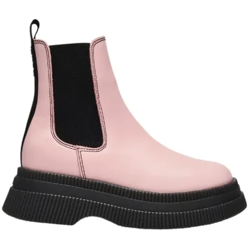 Ganni , Leather boots ,Pink female, Sizes: