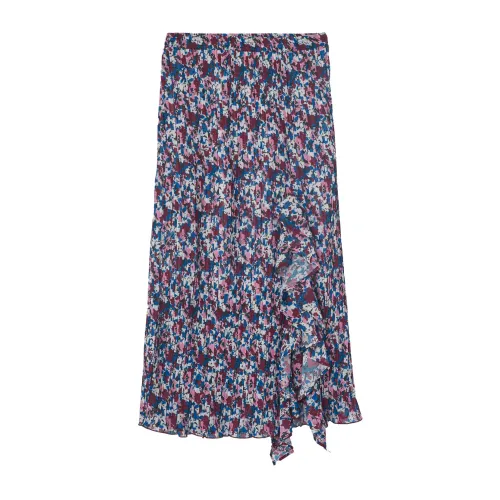 Ganni , MultiColour Printed Skirt ,Multicolor female, Sizes: