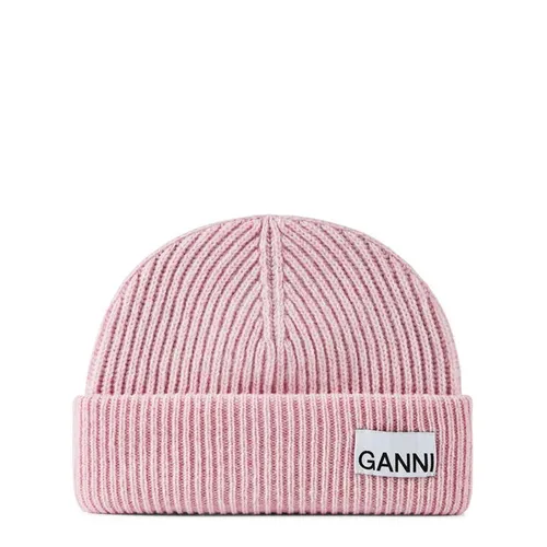 GANNI Oversized Beanie - Pink