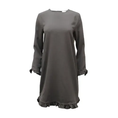 Ganni , Polyester dresses ,Black female, Sizes:
