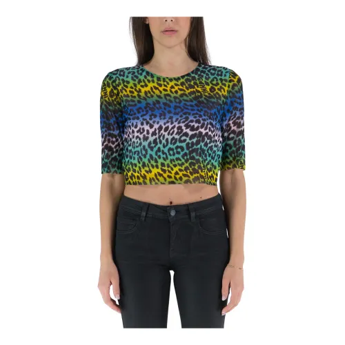 Ganni , T-Shirts ,Multicolor female, Sizes: