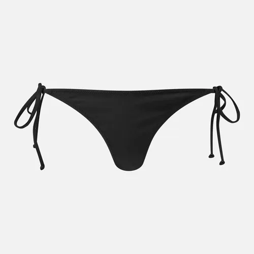 Ganni Women's Tie Bikini Bottoms - Black - EU 32/
