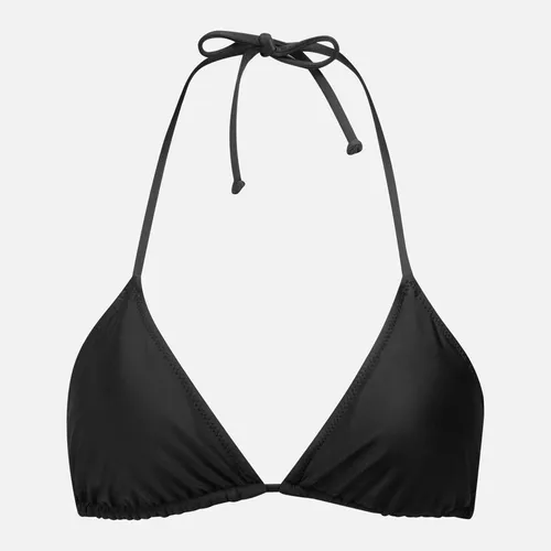 Ganni Women's Triangle Bikini Top - Black - EU 32/