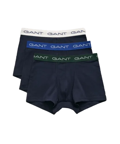 Gant 3 Pack Mens Trunk - Navy