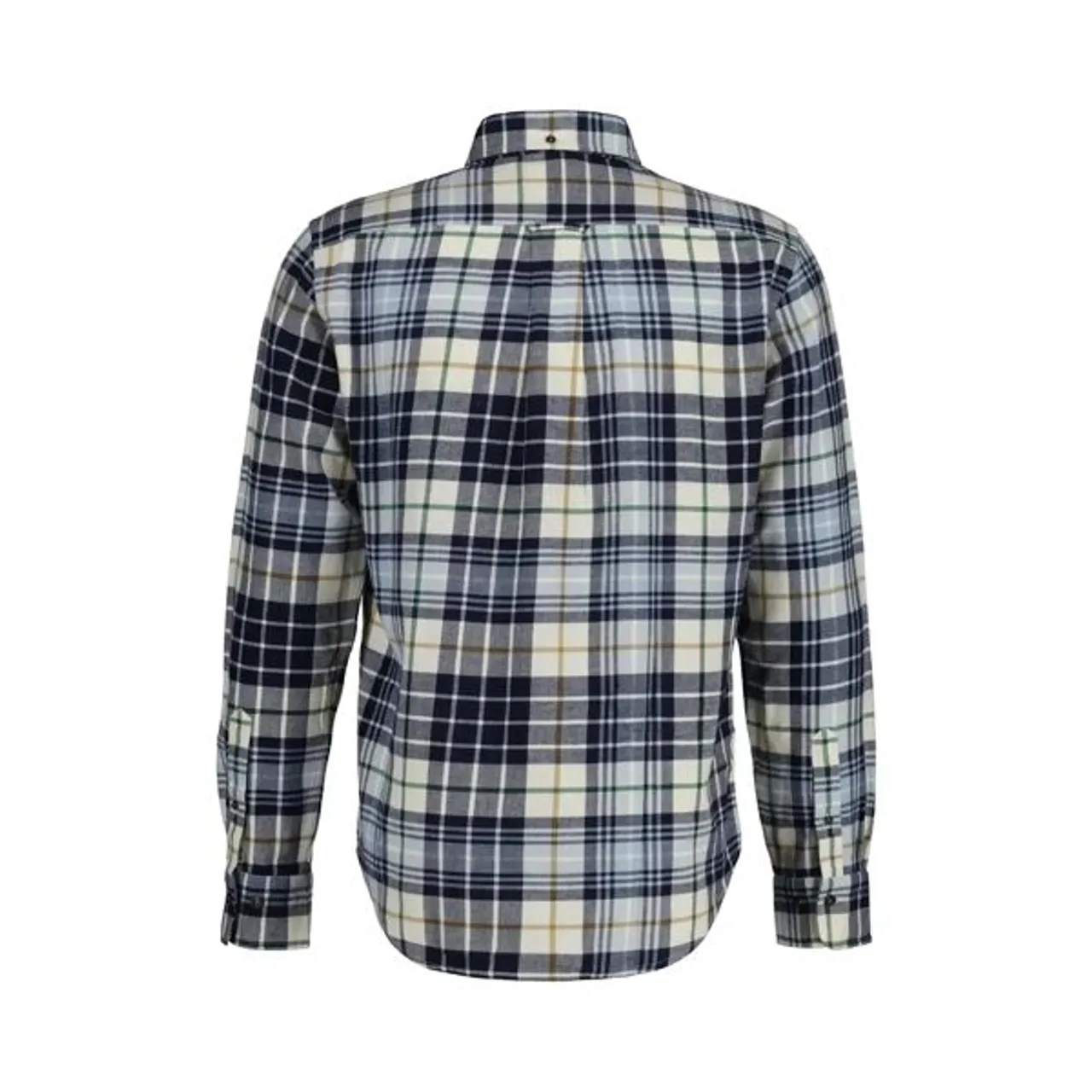 GANT Brushed Cotton Flannel Checked Shirt, Multi - Multi - Male
