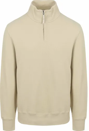 Gant Half Zip Pullover Ecru Beige Off-White