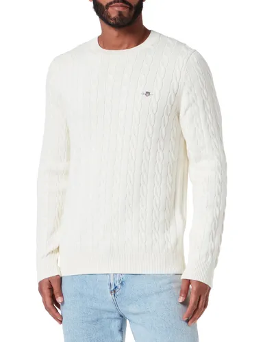 GANT Men's Cotton Cable C-Neck Sweater