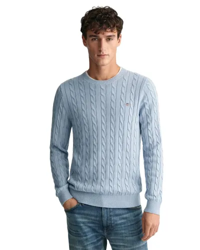 GANT Men's Cotton Cable C-Neck Sweater