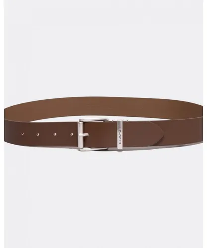 Gant Mens Logo Leather Belt - Brown