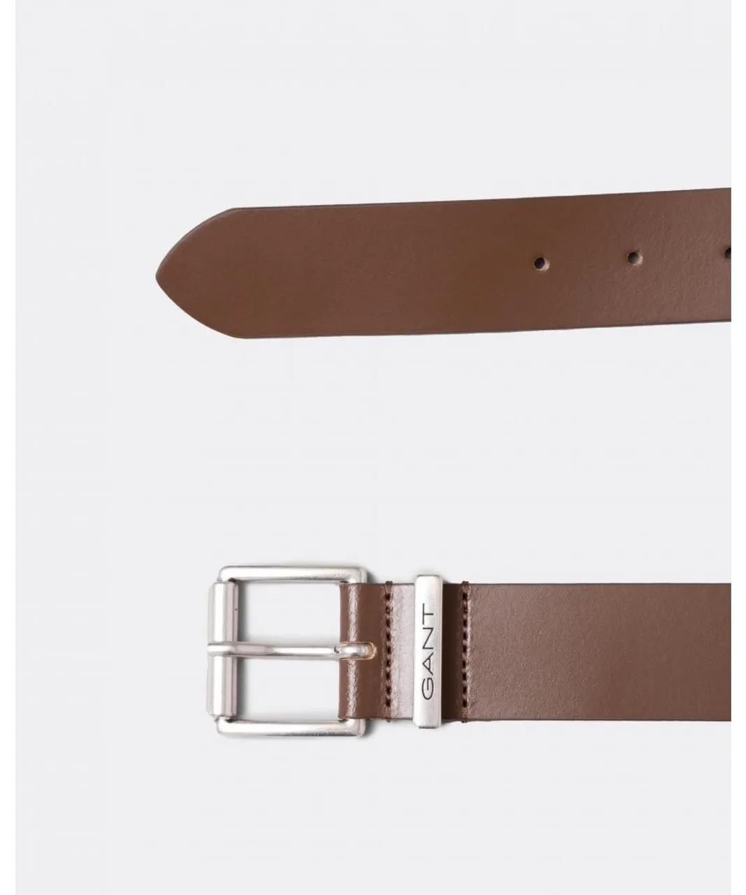 Gant Mens Logo Leather Belt - Brown