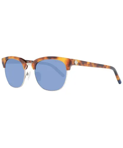 Gant Mens Mirrored Square Sunglasses with Frame - Multicolour - One