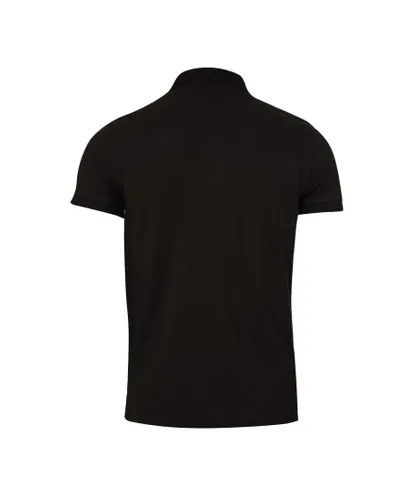 Gant Mens Original Slim Fit Pique Polo Shirt in Black Cotton