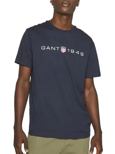 GANT Men's Printed Graphic SS T-Shirt