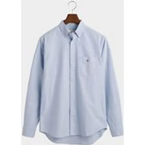 GANT Men's Regular Fit Oxford Shirt in Light Blue