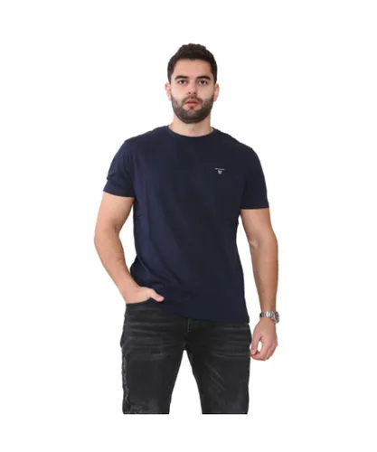 Gant Mens T-Shirts - Blue Cotton
