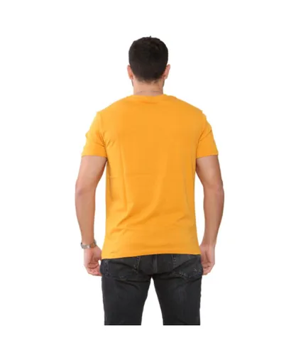 Gant Mens T-Shirts - Gold Cotton