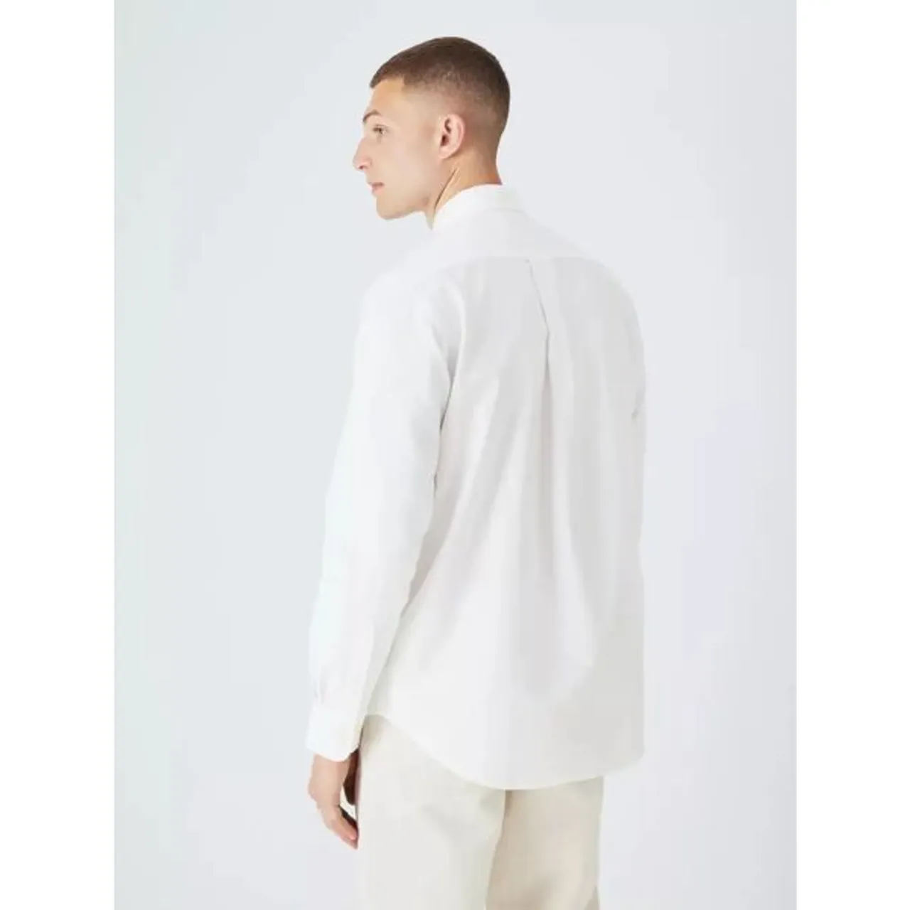 GANT Regular Fit Oxford Shirt - White - Male