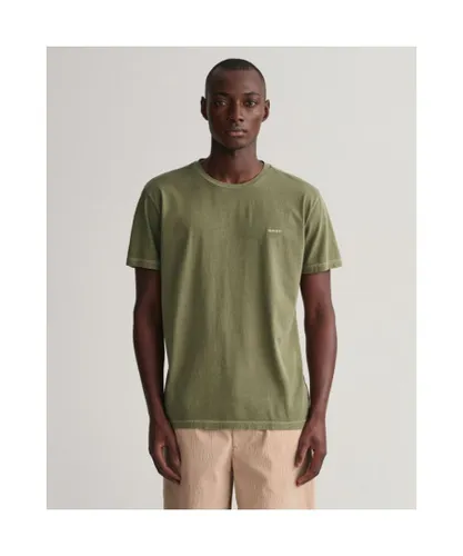 Gant Sunfaded Mens Short Sleeve T-Shirt - Green