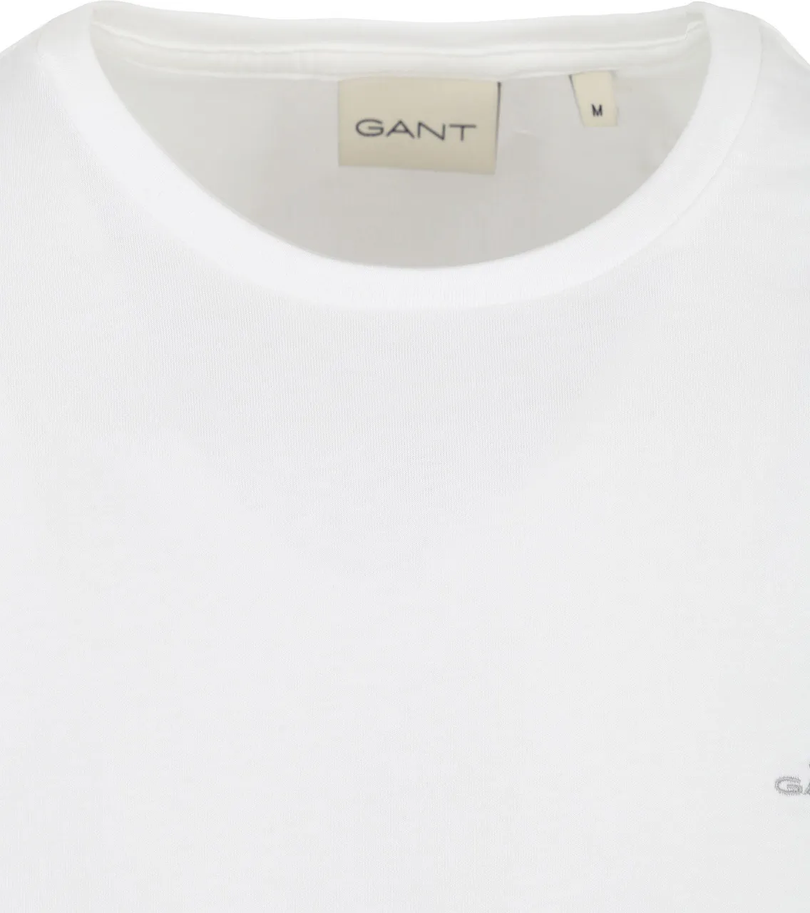 Gant T-shirt Shield Logo White