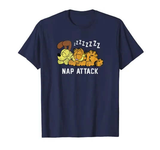 Garfield Odie Garfield Nap Attack Zzzz T-Shirt