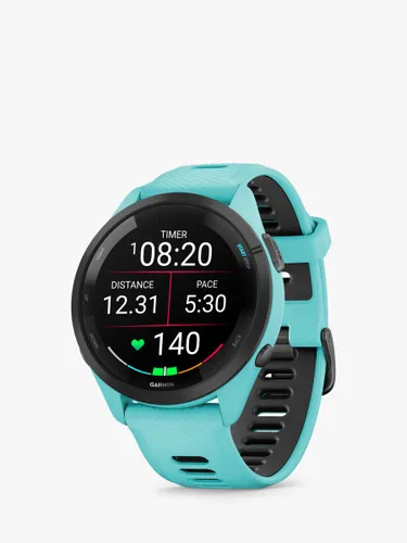 Garmin Forerunner 265 Wrist Heart Rate GPS Fitness Watch - Aqua - Unisex