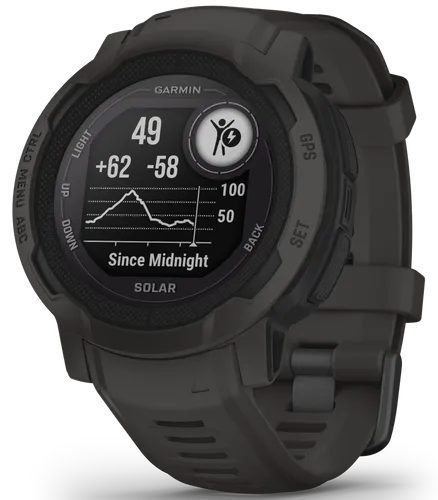 Garmin Watch Instinct 2 Solar GPS Graphite Smartwatch