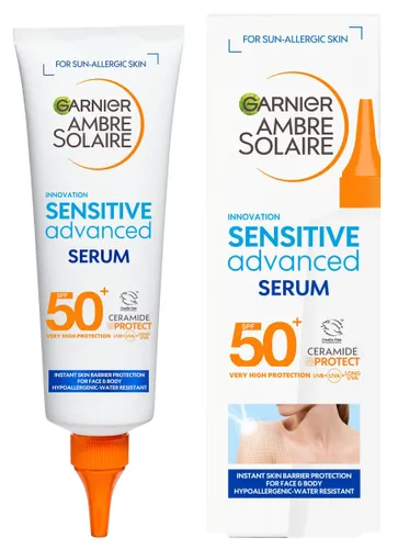 Garnier Ambre Solaire SPF 50+ Sun Protection Serum Face &