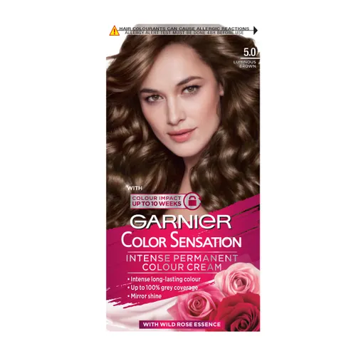 Garnier Color Sensation Brown Hair Dye Permanent 5.0