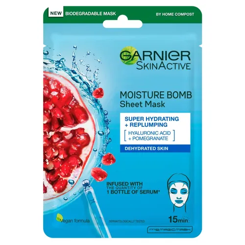Garnier Moisture Bomb Pomegranate and Hyaluronic Acid Sheet