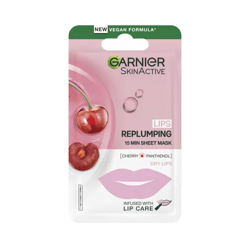 Garnier SkinActive Moisture Bomb Cherry Lip Mask