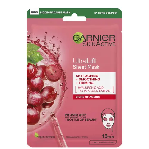 Garnier Ultralift Anti Ageing Radiance Boosting Face Sheet