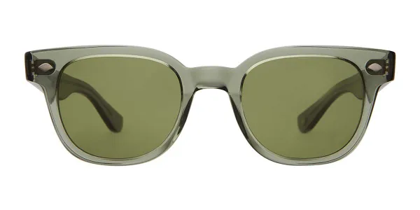 Garrett Leight CANTER SUN JUN/PGN Men's Sunglasses Green Size 47