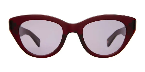 Garrett Leight DOTTIE SUN MER/SFPLU Women's Sunglasses Red Size 49