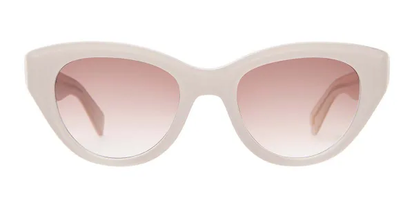 Garrett Leight DOTTIE SUN PEO/SFRHZ Women's Sunglasses Pink Size 49