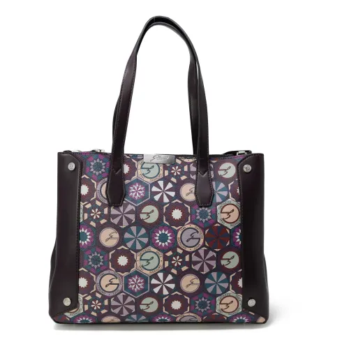 Gattinoni , Womens PVC Bag - Autumn/Winter Collection ,Purple female, Sizes: ONE SIZE