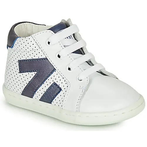 GBB  ABOBA  boys's Children's Shoes (High-top Trainers) in White