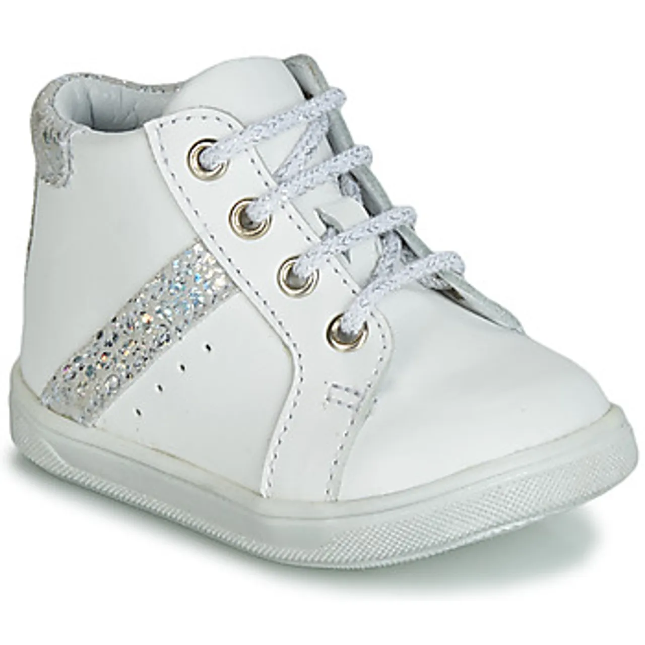 GBB  AGLAE  girls's Children's Shoes (High-top Trainers) in White