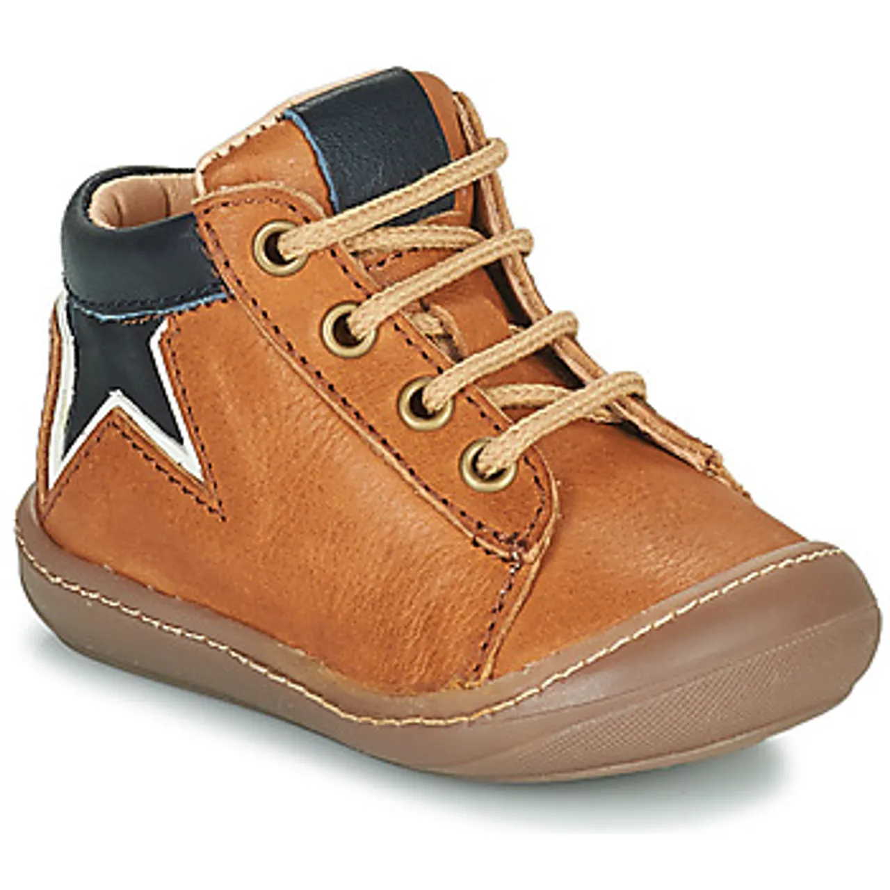 GBB  AGONINO  boys's Children's Shoes (High-top Trainers) in Brown