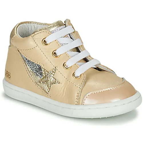 GBB  ALENA  girls's Children's Shoes (High-top Trainers) in Beige